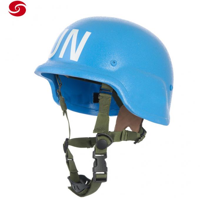 Un Blue Helmet Pasgt Type Level Iiia Bullet Proof Army Ballistic Helmet