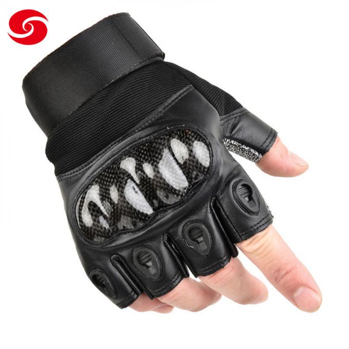 Tactical Polyester Nylon Half Finger Cut Resistant Gloves