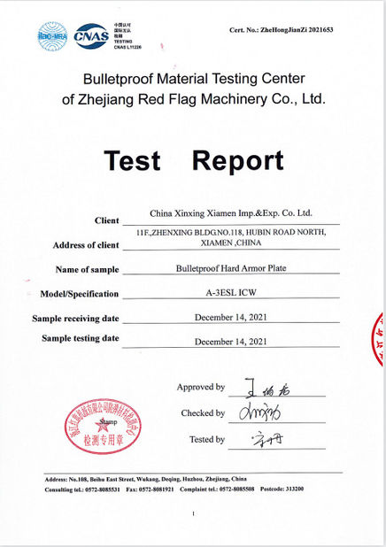 چین China Xinxing Xiamen Import and Export Co., Ltd. گواهینامه ها